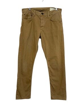 Rag & Bone Slim Fit 2 Khaki Pants Mens 32 Tan Button Fly